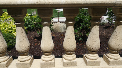 stone pillar repair
