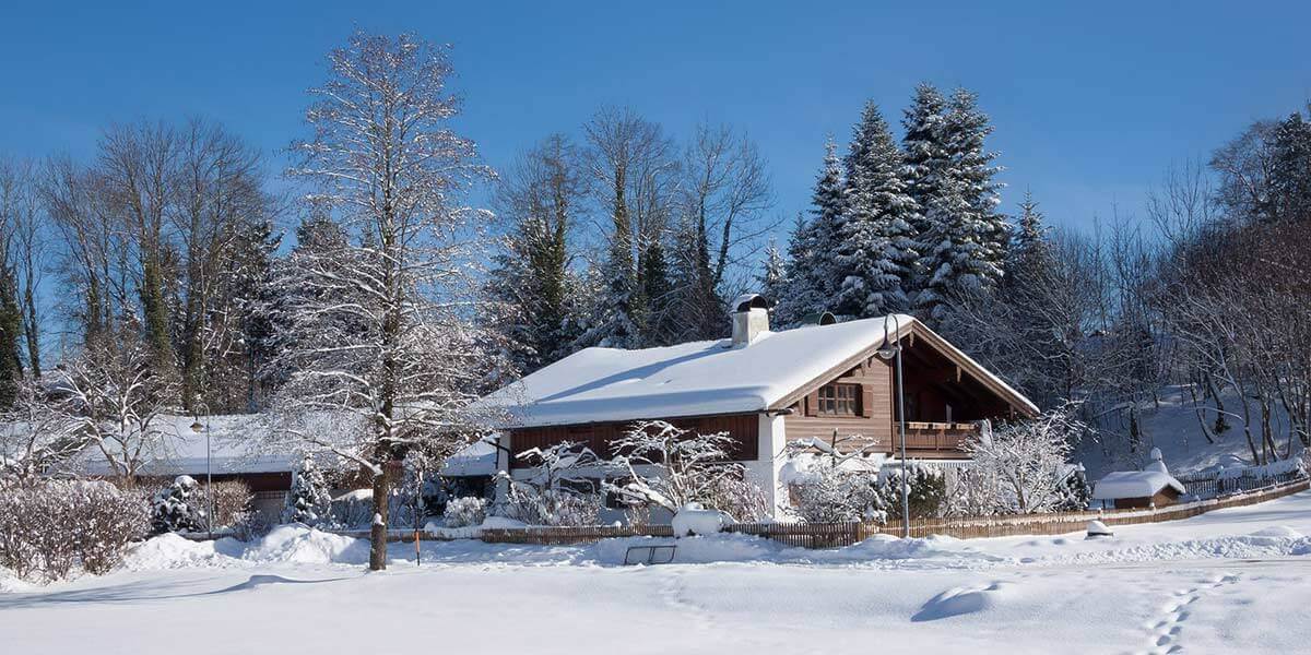 chimney in winter