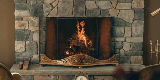 gas to wood fireplace