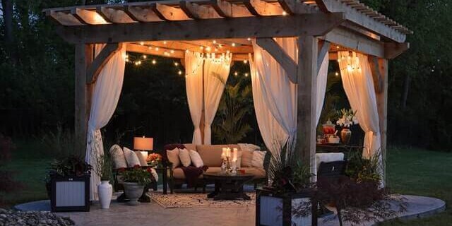 outdoor living space