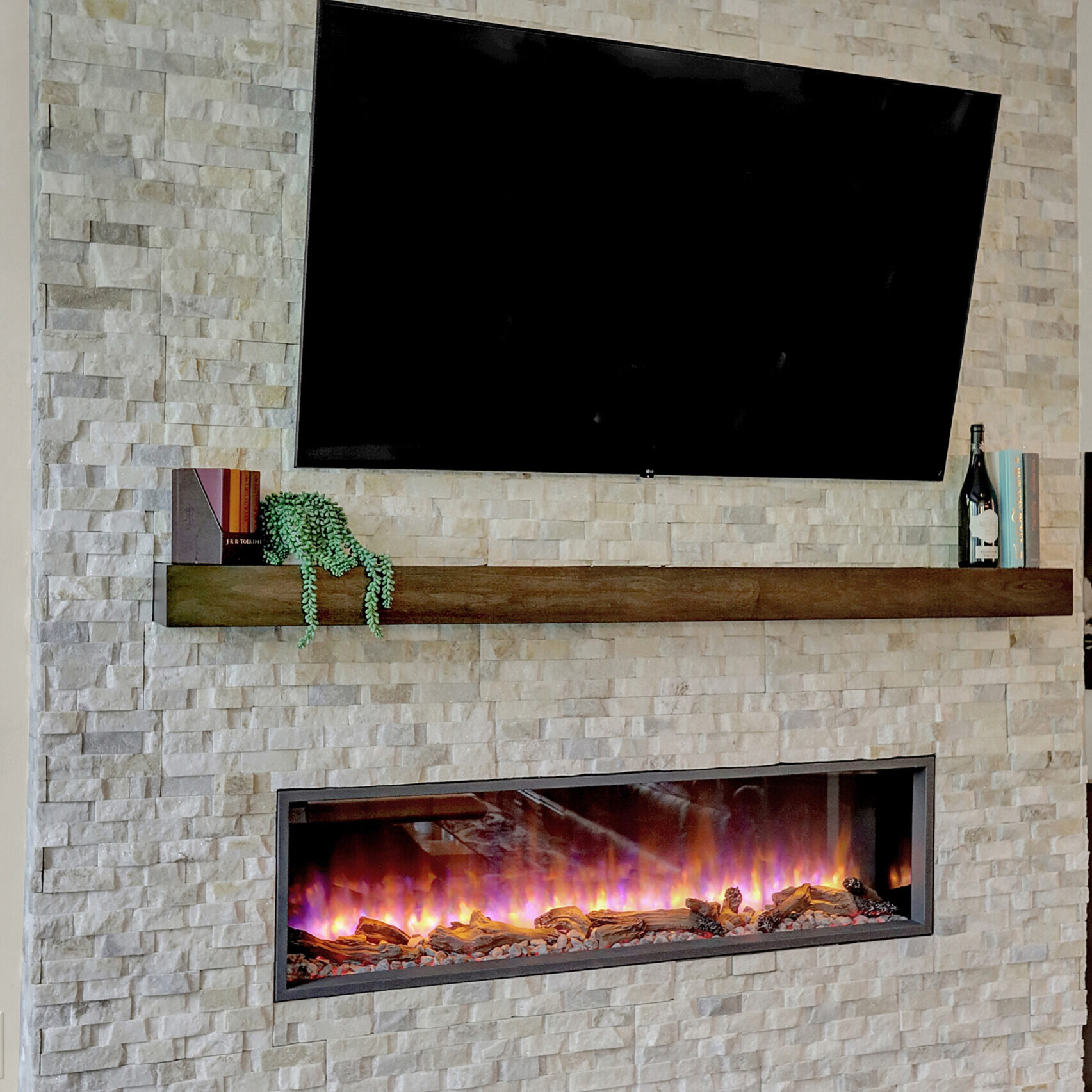 Electric Fireplace Installation